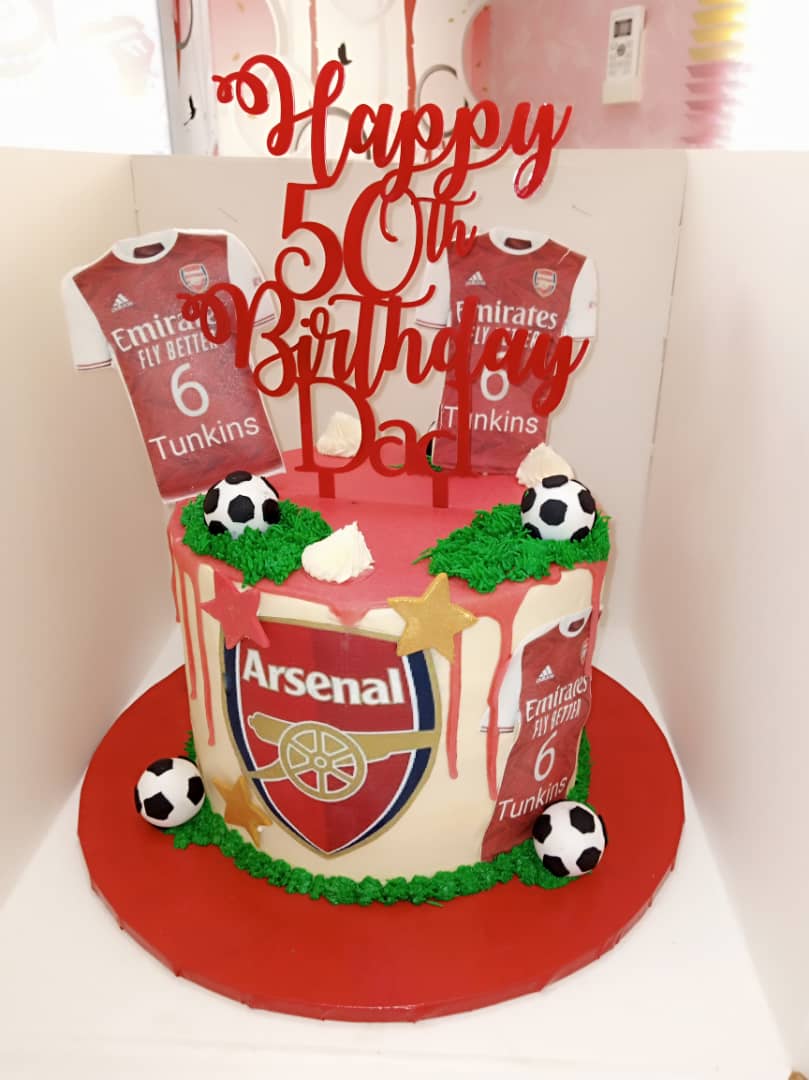 Arsenal Cake - Doofies Cakes | Buy Cakes Online in Abuja, Nigeria | Get ...